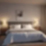 A serene bedroom environment conducive to sleep