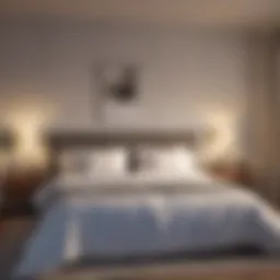 A serene bedroom environment conducive to sleep