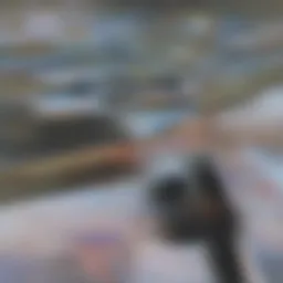 Illustration depicting the concept of an expanding universe with galaxies moving apart