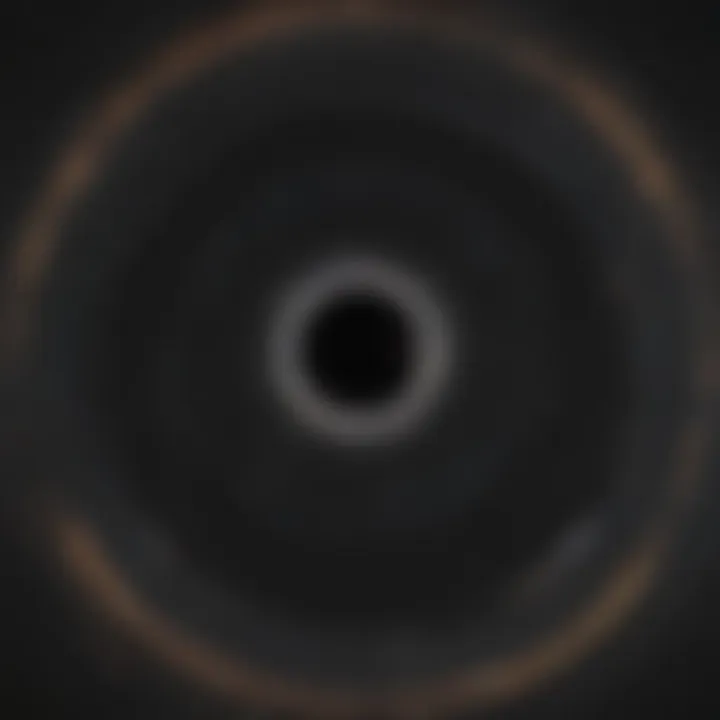 Diagram illustrating Hawking radiation and its effects on black holes