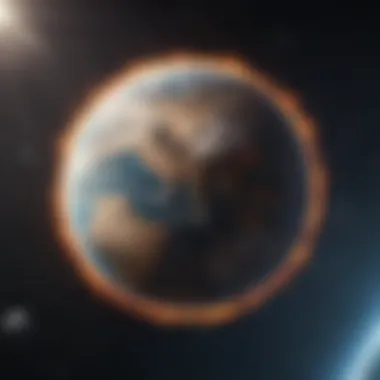 Planetary Differentiation of Earth Illustration of Earth undergoing planetary differentiation