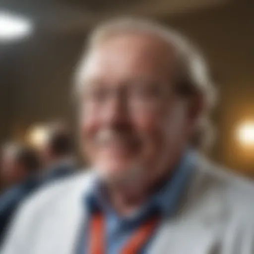 Jim Allison receiving the Nobel Prize