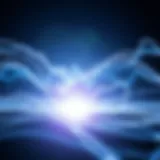 Conceptual illustration of electrical waves