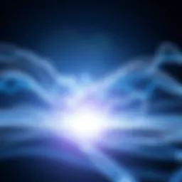 Conceptual illustration of electrical waves