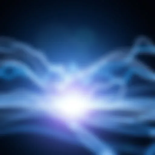 Conceptual illustration of electrical waves