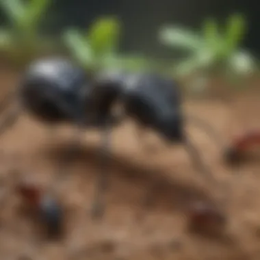 Diversity of Ant Species and Their Roles A diverse range of ant species highlighting their ecological roles.