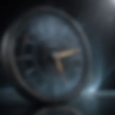 Light Speed and Time Measurement Conceptual image of light speed affecting time measurement