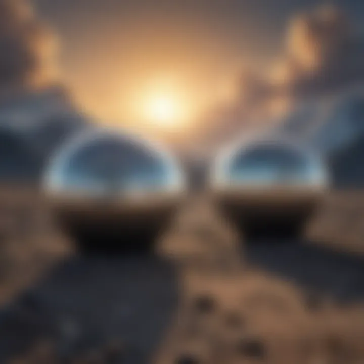 Illustration depicting the relationship between carbon emissions and global warming.