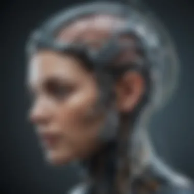 Technology's Influence on Neural Function A futuristic image representing the interplay between technology and brain functions highlighting advancements in neuroscience.