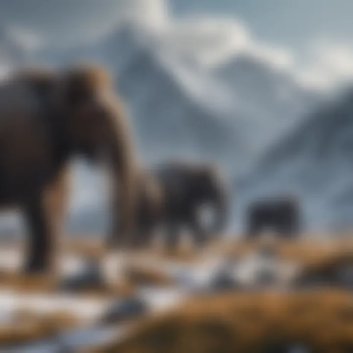 Ecological landscape where woolly mammoths once roamed