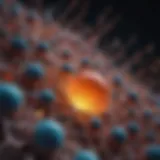 A vibrant depiction of cellular structures representing the biological foundation of life.