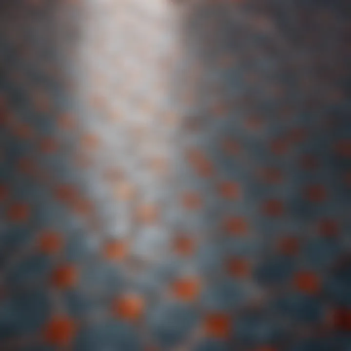 An artistic representation of geometric tiling concepts