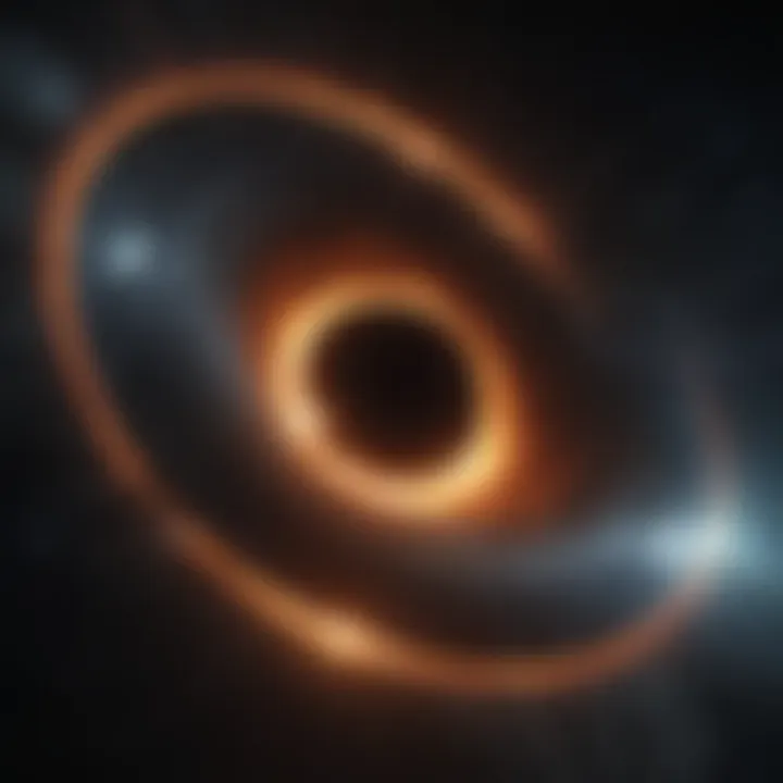 Illustration depicting the formation of a stellar black hole