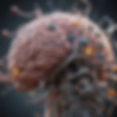Biochemical Mechanisms in Brain Functions Diagram showcasing biochemical mechanisms in brain functions
