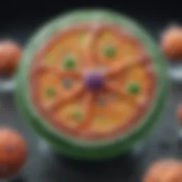 A detailed diagram of a cell showcasing various organelles and their functions