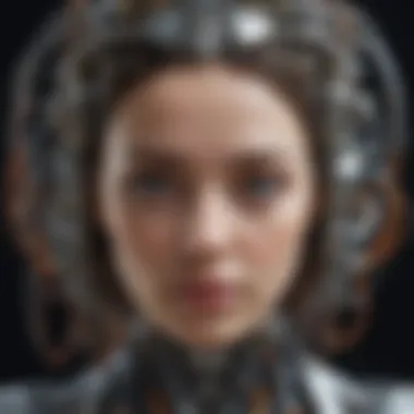 The Complexity of Artificial Intelligence An abstract representation of artificial intelligence, showcasing its complexities and capabilities in modern society.