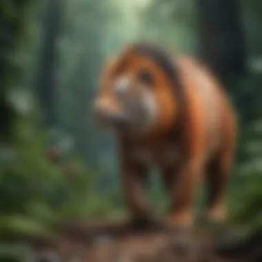 Diverse animal species showcasing biodiversity