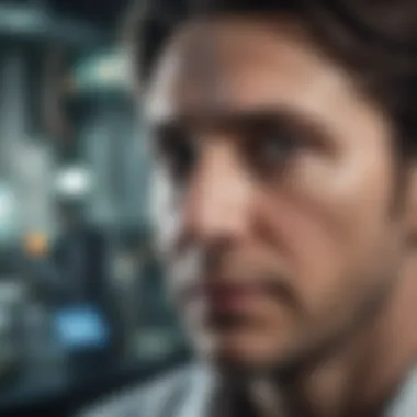 Genetic research laboratory with scientists
