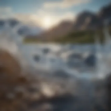 The Hydrological Cycle: Water's Journey Through Earth Visual representation of the hydrological cycle illustrating processes like evaporation, condensation, and precipitation.