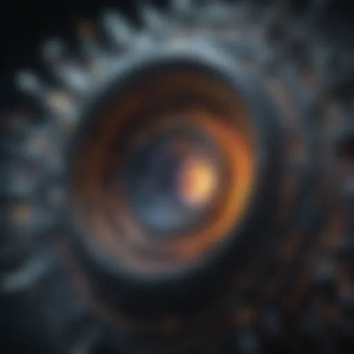 Illustration depicting the concept of emergence in complex systems