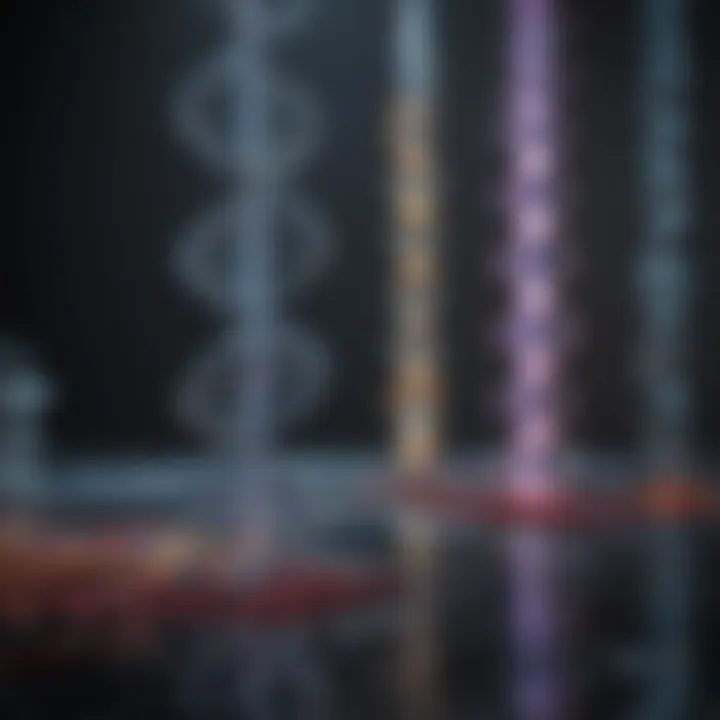 Visual depiction of genomic sequencing techniques