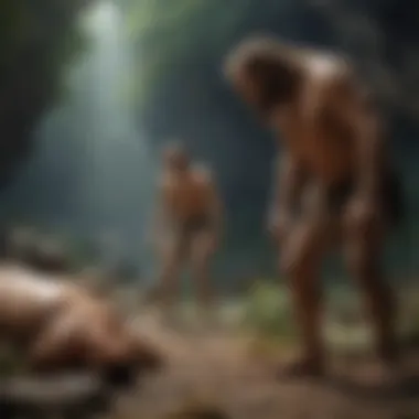 Reconstruction of Neanderthal habitat