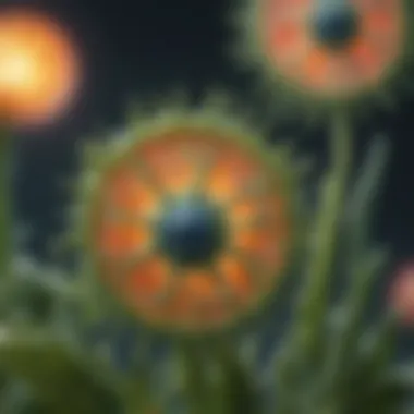 Plant Cells and Their Environmental Interactions Visual representation of plant cell interactions with the environment