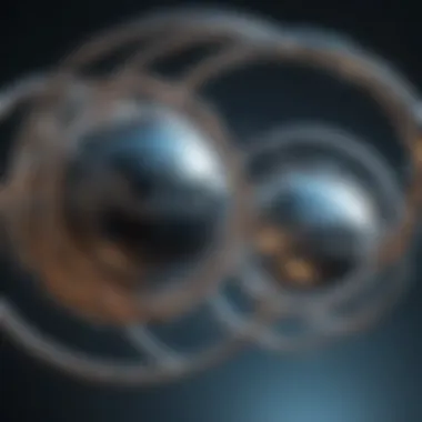Quantum Entanglement Phenomenon Illustration showcasing quantum entanglement phenomenon
