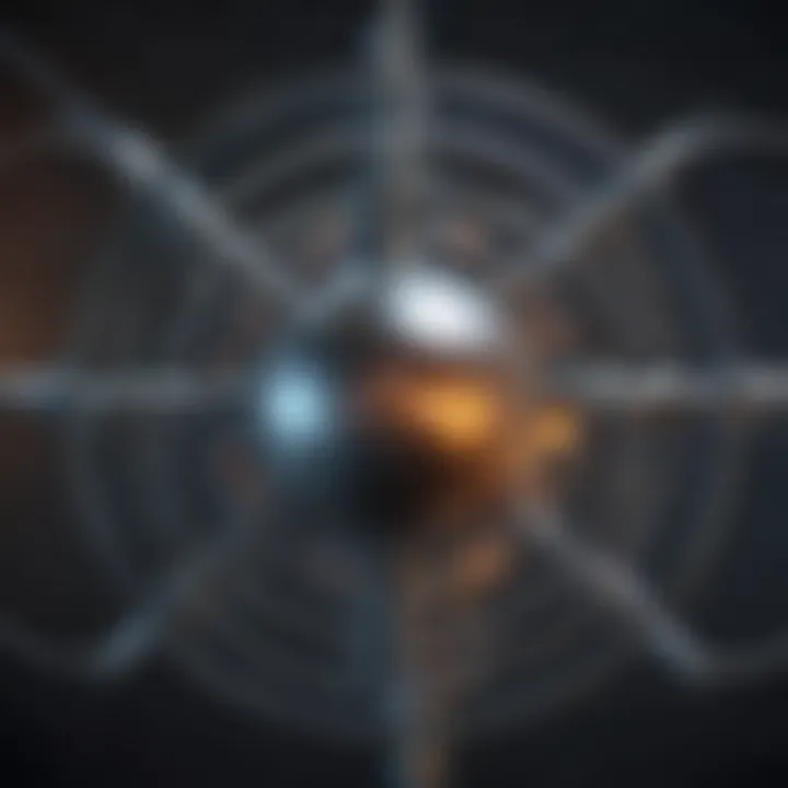 Diagram illustrating the structure of protons and neutrons