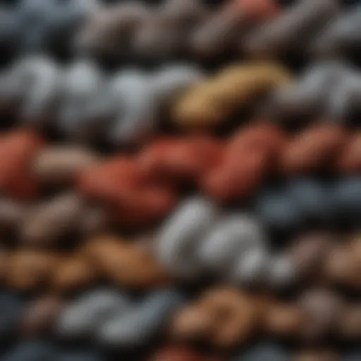 A visual representation of various knot types categorized in knot theory.