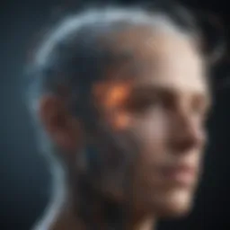 Neural connections illustrating consciousness