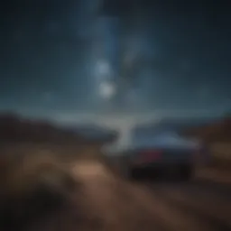A serene night sky filled with stars symbolizing the mystery of dreams