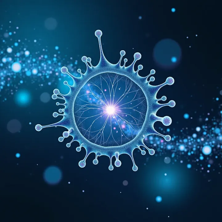 An illustration of dark matter and its role in shaping the universe.
